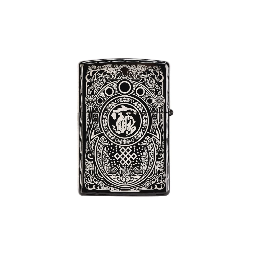 ZIPPO Пи Яо: Зажигалка, приносящая богатство, Характеристика: Black Brilliance Ice Five Faces Lucky Pixiu | Китай.рф