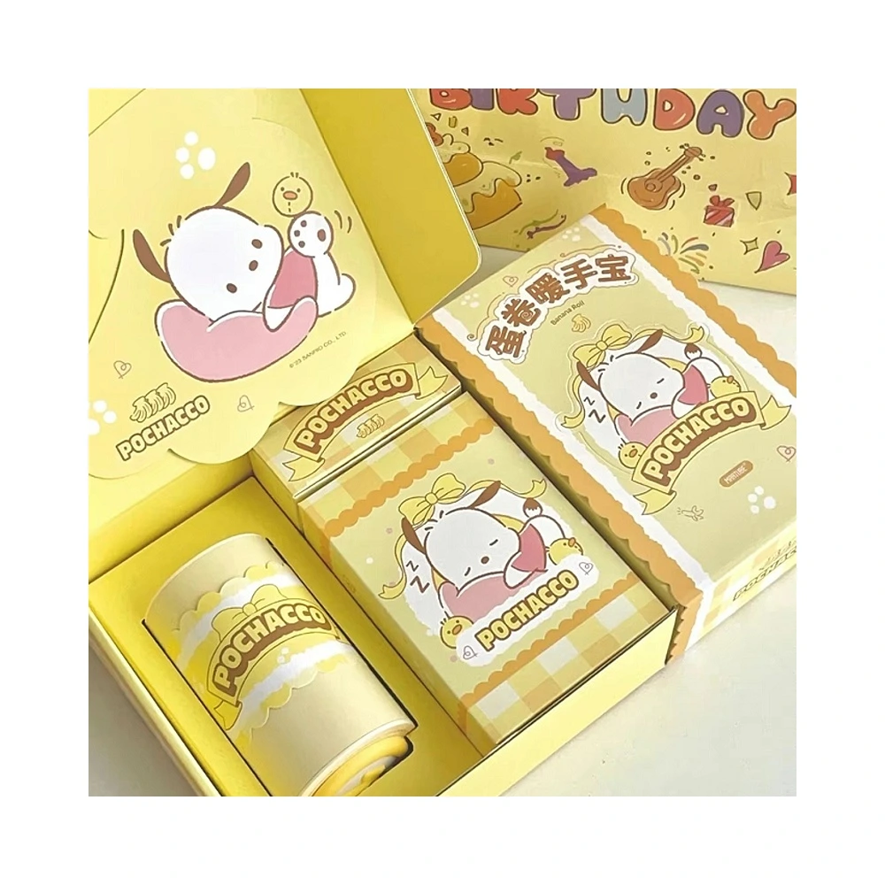 Набор Marktoop x Sanrio: грелка-яйцо и Power Bank для девушек, Характеристика: Грелка для рук-подарочная коробка с яичным рулетом для собак Pacha | Китай.рф