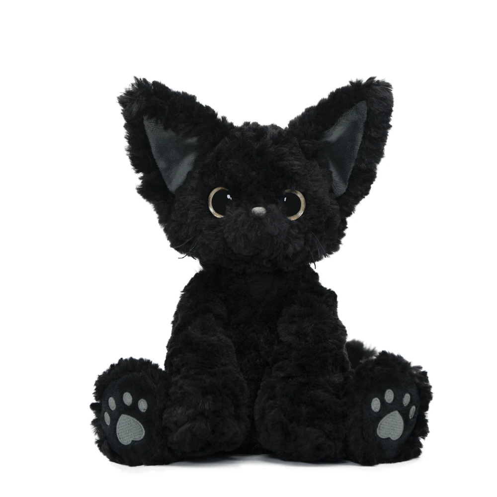 Игрушка-кошка J&M PRIME KUKI Качи - Черный Девон-Рекс, Цвет: Черный Каки (классический простой стиль) | Китай.рф