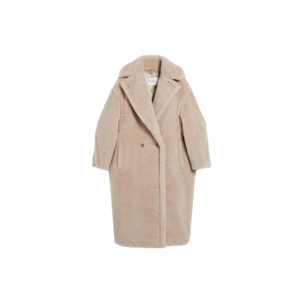 MaxMara Тедди: Элегантное песочное пальто для женщин, Цвет: песочный цвет, Размер: XS | Китай.рф