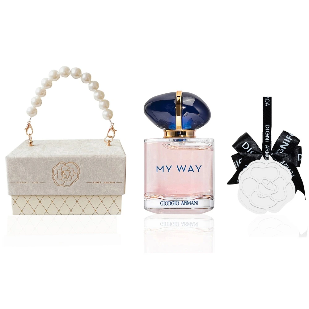 Парфюмерный набор Armani MY WAY + Si с аромакамнем, Объем: Духи MYWAY 7 мл + ароматерапия камелии | Китай.рф