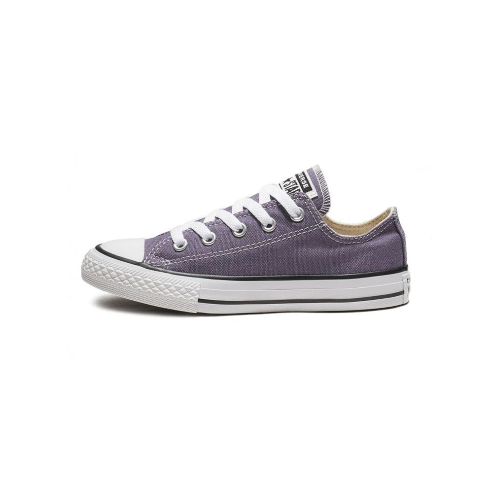 Converse Chuck Taylor All Star: Фиолетово-белые кроссовки для подростков, Размер: 26 | Китай.рф