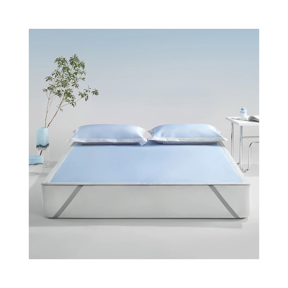 Охлаждающий комплект LoveFeel Ice Silk для комфортного сна, Цвет: Антибактериальный ледниковый синий, Размер: 90*195 см-комплект из двух предметов | Китай.рф