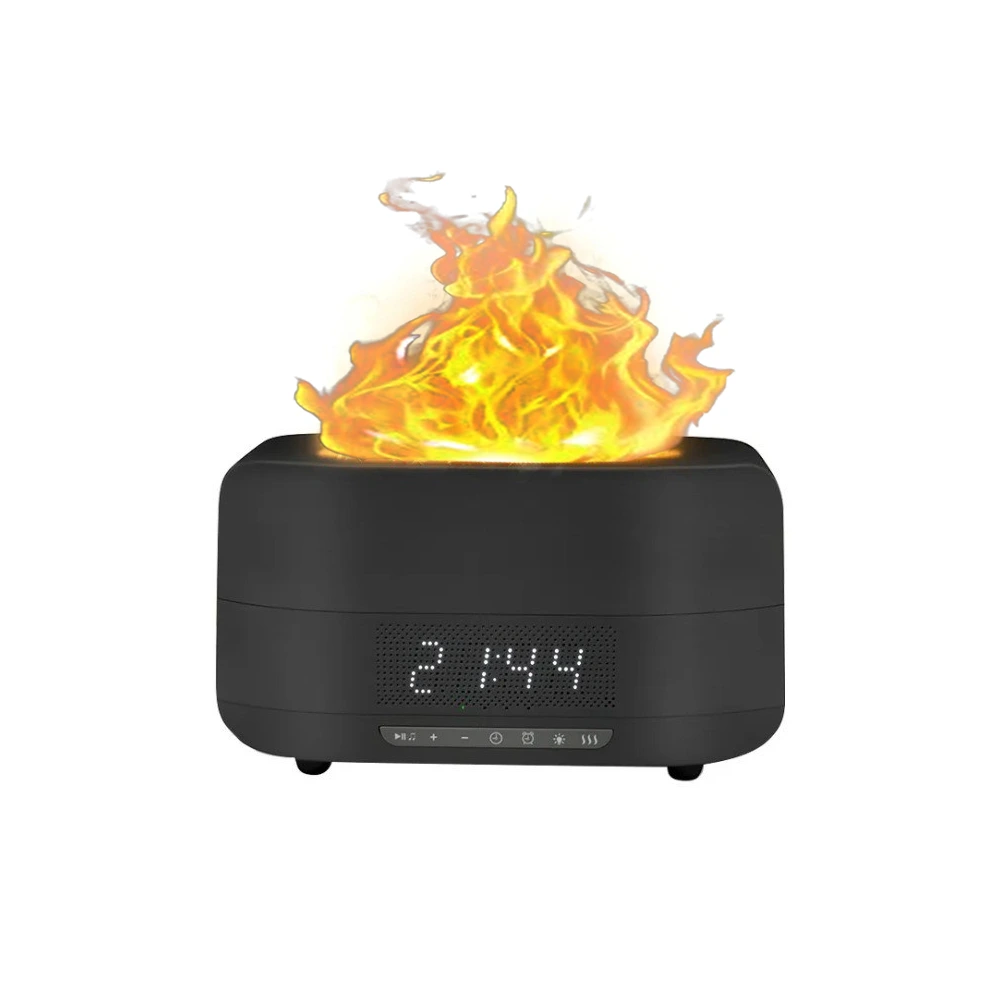 Синьлинь TC030: 4-в-1 Увлажнитель воздуха с ароматом и Bluetooth колонкой, Цвет: Холодный чёрный | Китай.рф