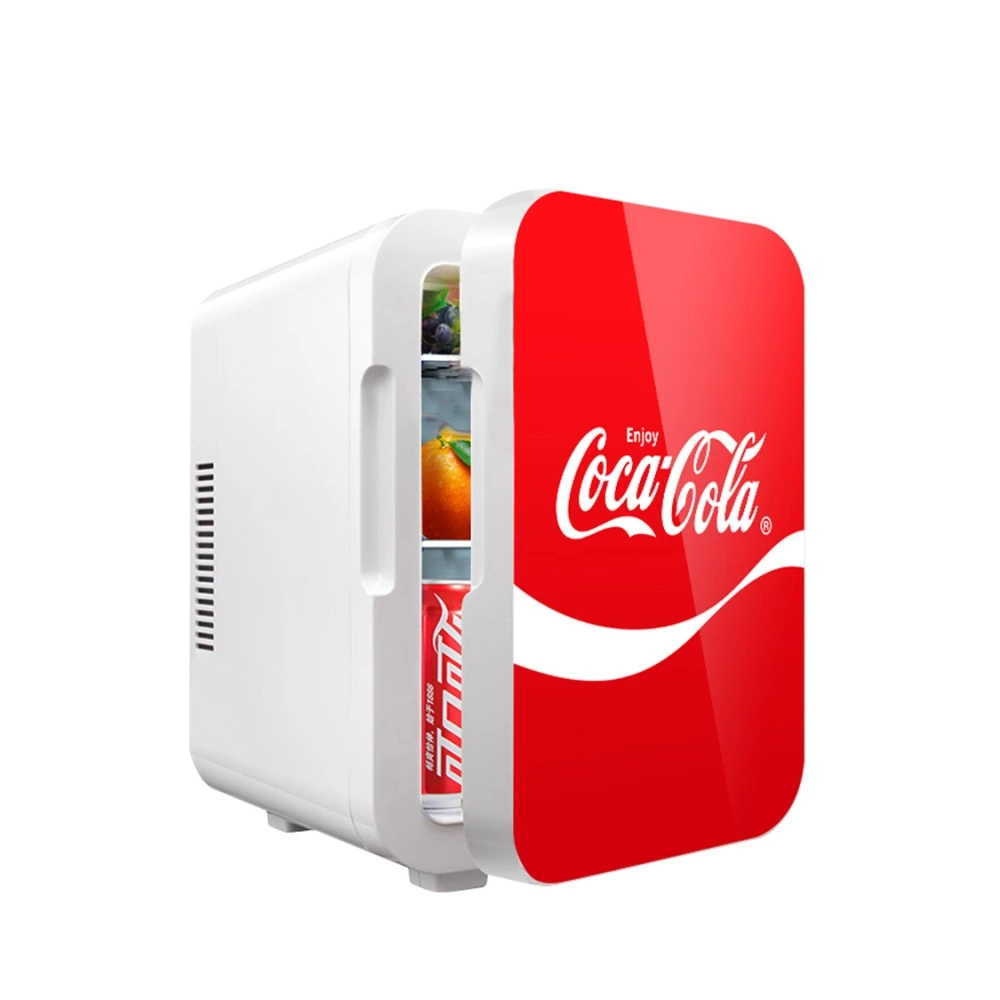 Компактный холодильник Coca-Cola 10л для дома и авто, Цвет: Лента красная | Китай.рф