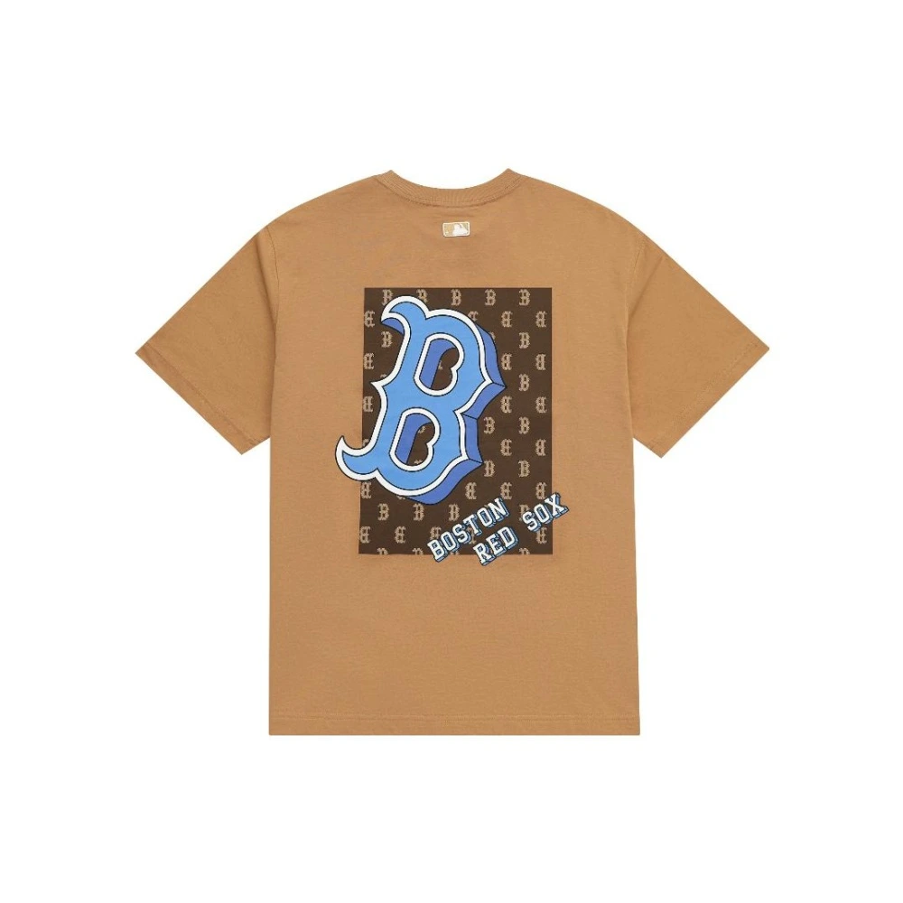 Футболка Boston Red Sox Oversize, Цвет: темно-песчано-коричневый, Размер: XS | Китай.рф
