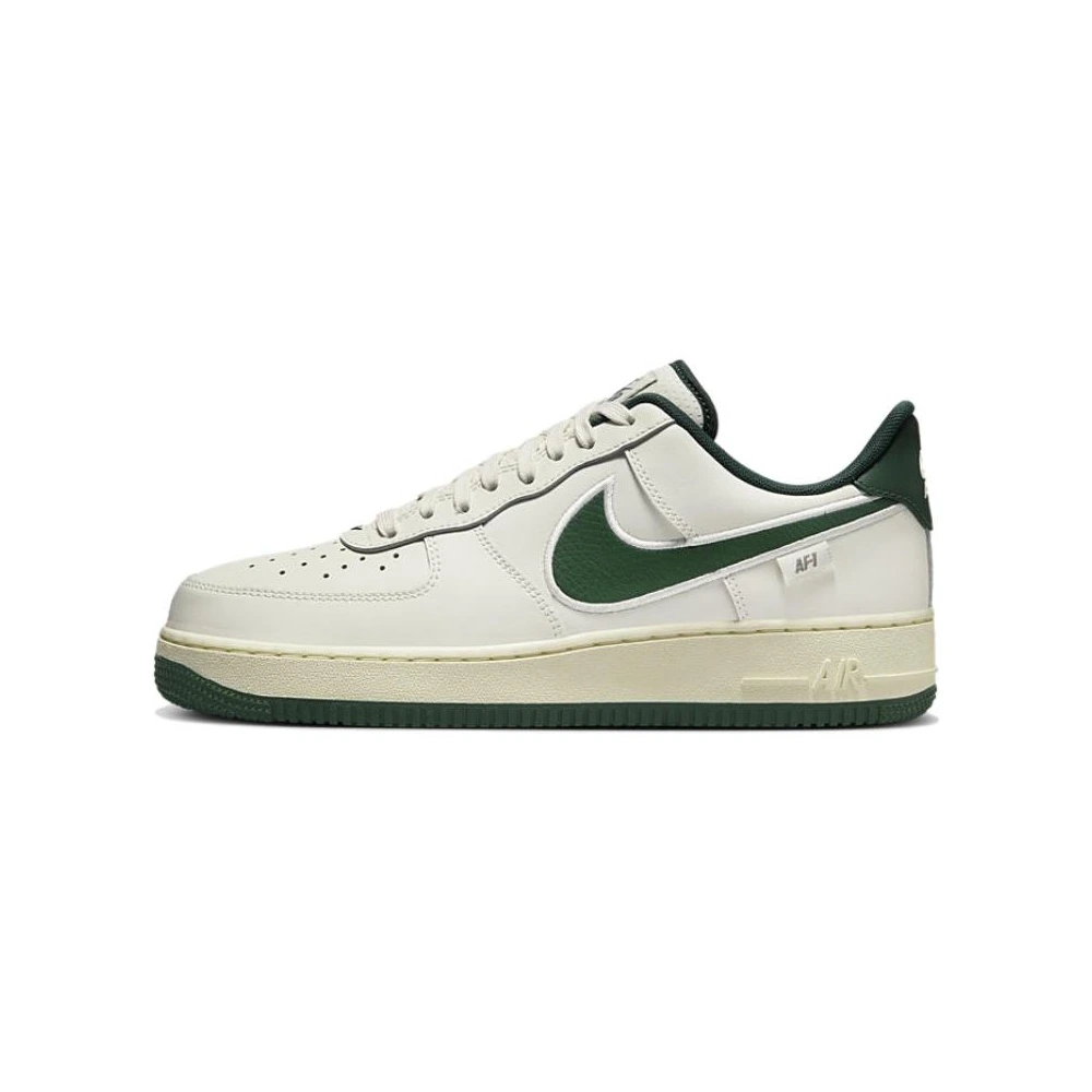 Кеды Nike Air Force 1 LOW для мужчин и женщин, Цвет: бело-зеленый, Размер: 37.5 | Китай.рф