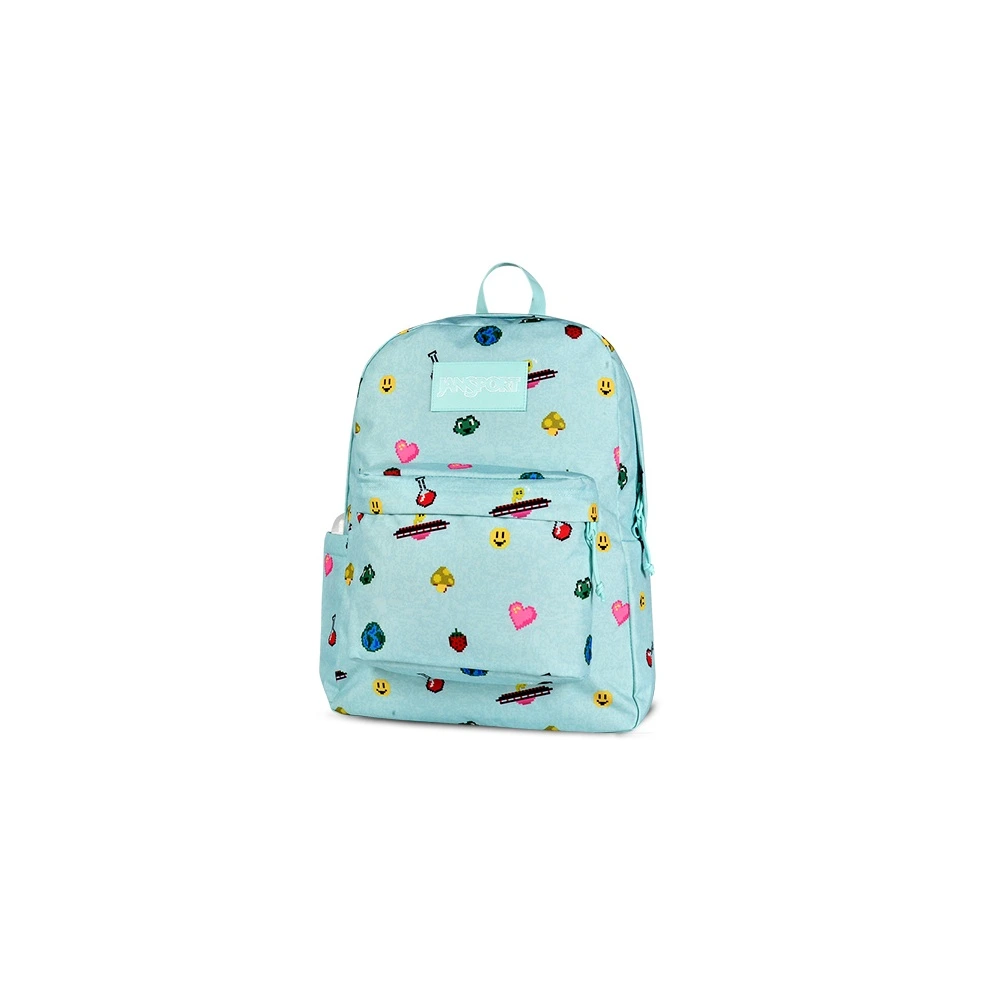 JanSport Рюкзак для студентов Унисекс Синий - Большой объем, Цвет: мультяшная вечеринка, Коробка: Нет подарочной коробки | Китай.рф