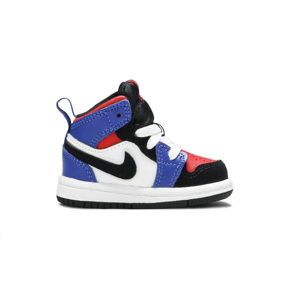 Детские кроссовки Jordan Air Jordan 1 Mid, красно-синие, Размер: 23.5 | Китай.рф