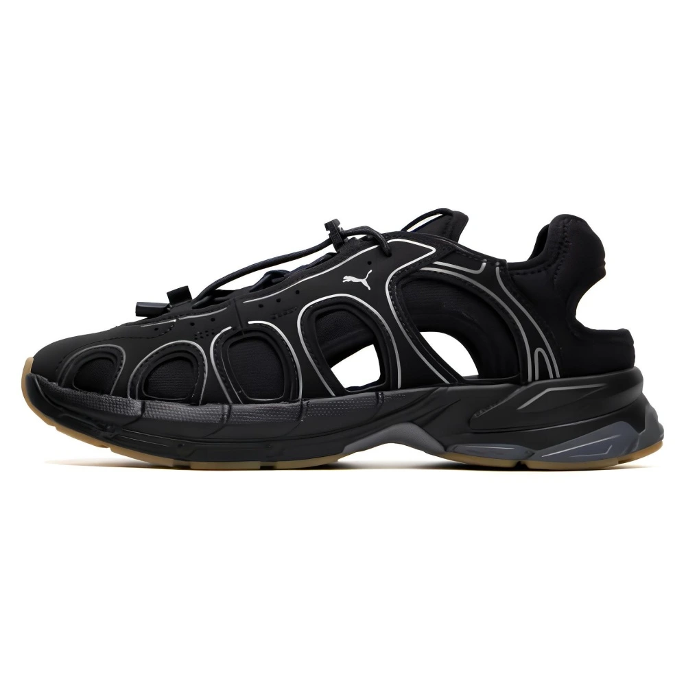 Сандалии PUMA Velo Sandal, удобные, противоскользящие, унисекс, черные, Цвет: черный, Размер: 35.5 | Китай.рф