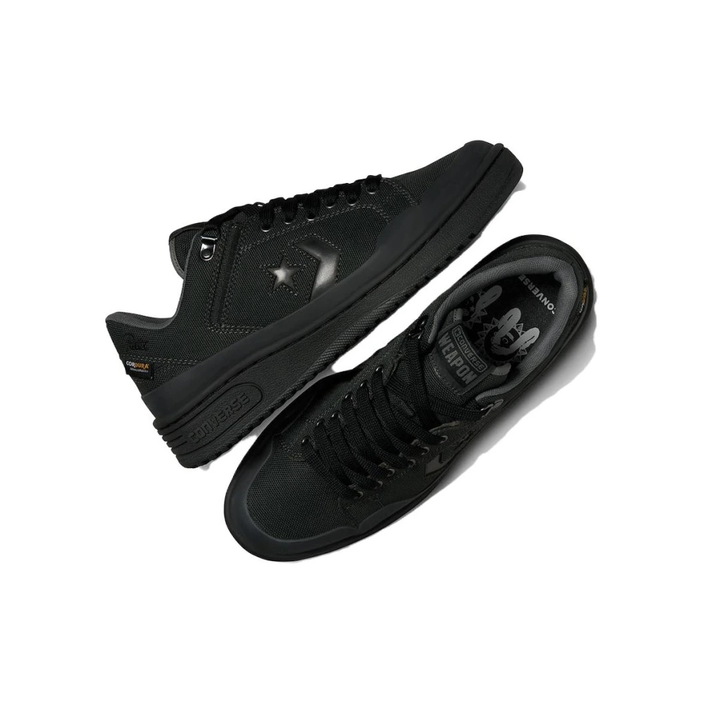 Кроссовки для скейтборда Converse x Patta Weapon Low 'Black Grey' унисекс, Цвет: черный, Размер: 35 | Китай.рф