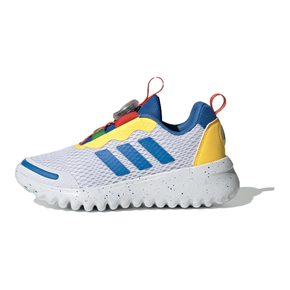 Детские повседневные кроссовки Adidas ActiveFlex BOA 3.0 низкие белые, Цвет: Белый/Синий военно-воздушный/Светло-красный, Размер: 36 | Китай.рф