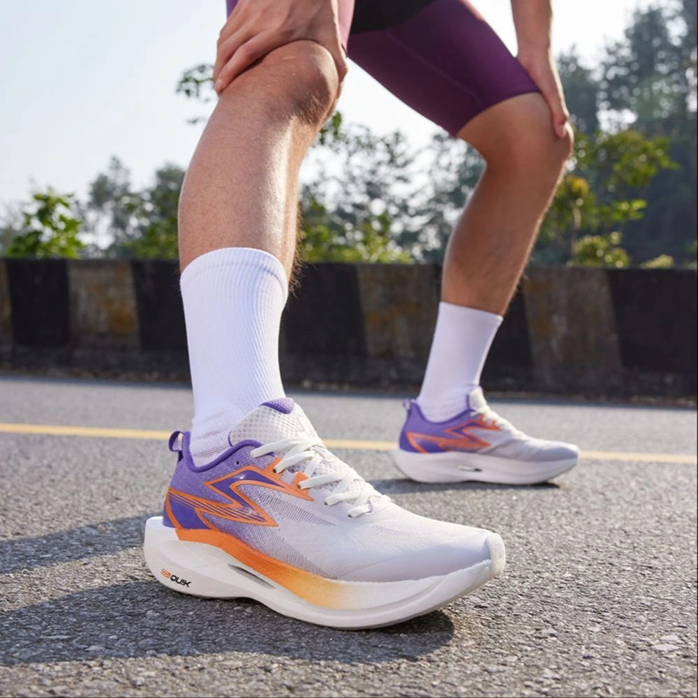 Кроссовки для бега 361° Flame 2ET Low top Unisex White Purple, Цвет: бело-фиолетовый, Размер: 36, Издание: С оригинальной коробкой для обуви | Китай.рф