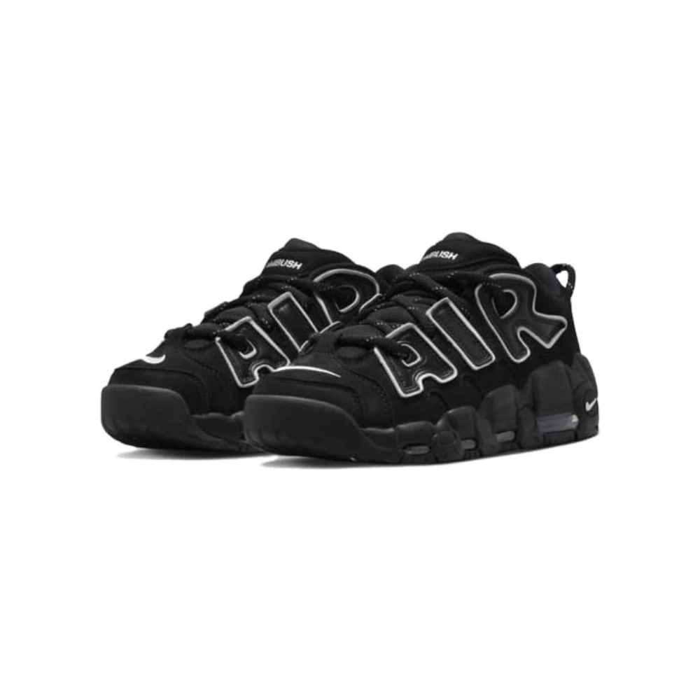 Кроссовки AMBUSH x Nike Air More Uptempo Low черно-белые, Цвет: Черно-белый, Размер: 36 | Китай.рф