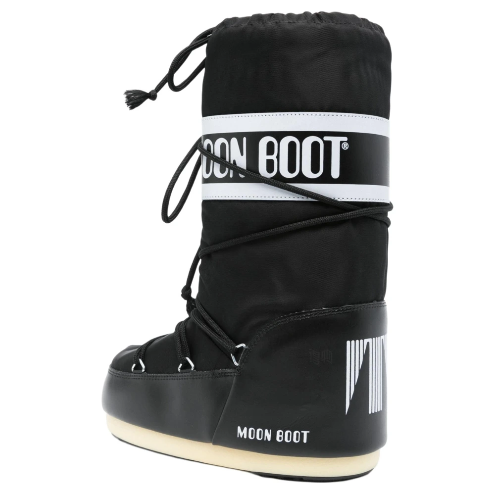 Унисекс лунные ботинки Moon Boot на шнурках, черные, Размер: 35-38 | Китай.рф