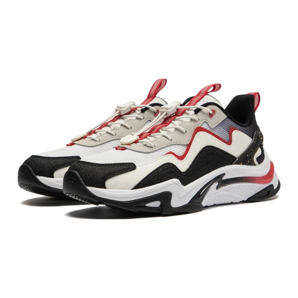 Детские повседневные кроссовки Li Ning YOUNG Yunchuan V3, Цвет: Черный Белый Красный, Размер: 31 | Китай.рф