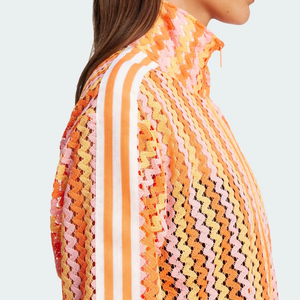 Куртка adidas Originals Summer Glow Firebird Track Top, Цвет: полусолнечный оранжевый, Размер: A/2XS | Китай.рф