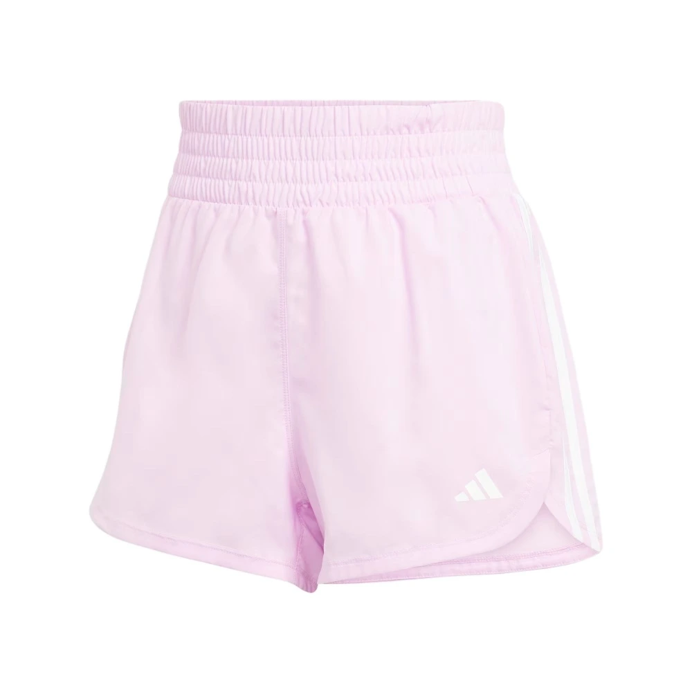 Женские шорты adidas Pacer Training Polar Ruby / белый, Цвет: полярное сияние красный рубин, белый, Размер: M | Китай.рф