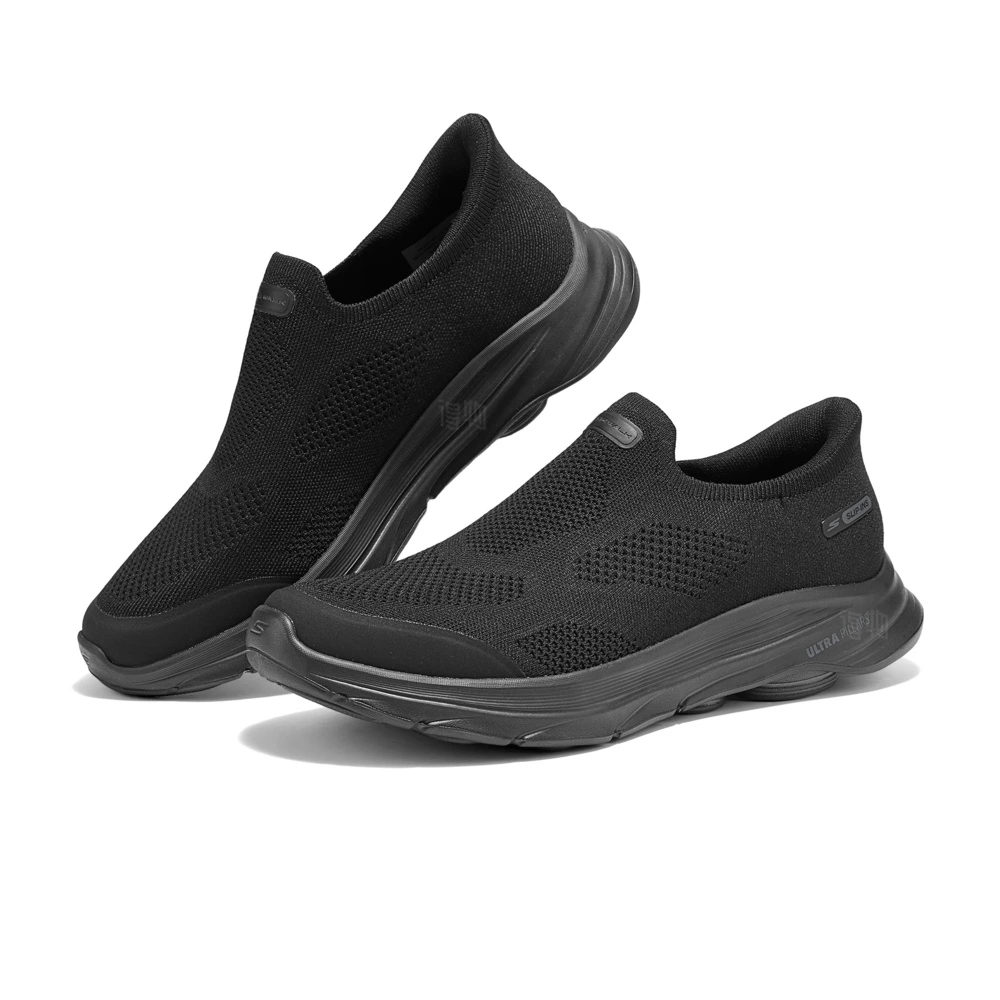 Мужские слипоны Skechers Go Walk 8 Slip-ins черные, Размер: 39.5, Цвет: черный | Китай.рф