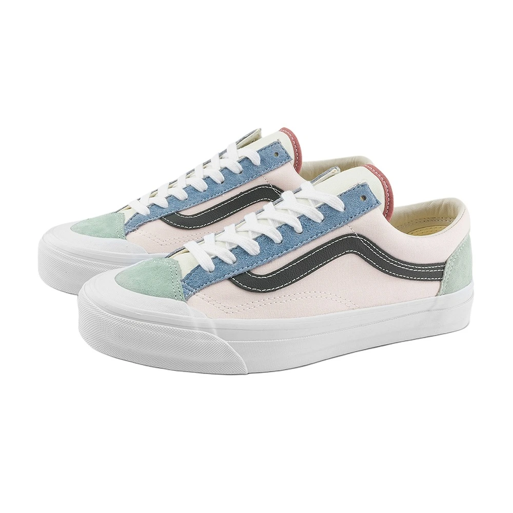 Кроссовки Vans Old Skool Reissue 136 'Pink Green' низкие, Цвет: Розовый и черный, Размер: 34.5 | Китай.рф