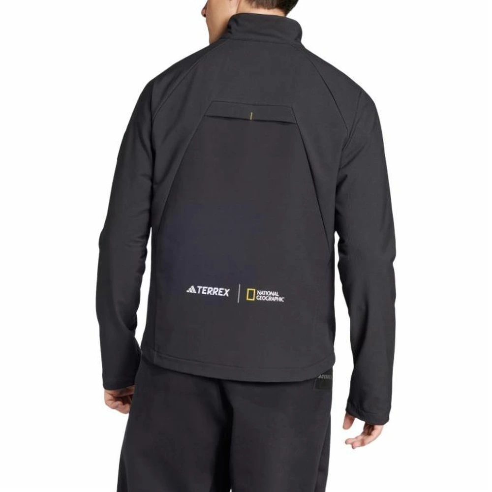 Куртка Adidas x National Geographic SOFTSHELL для мужчин, черная, Цвет: черный, Размер: S | Китай.рф