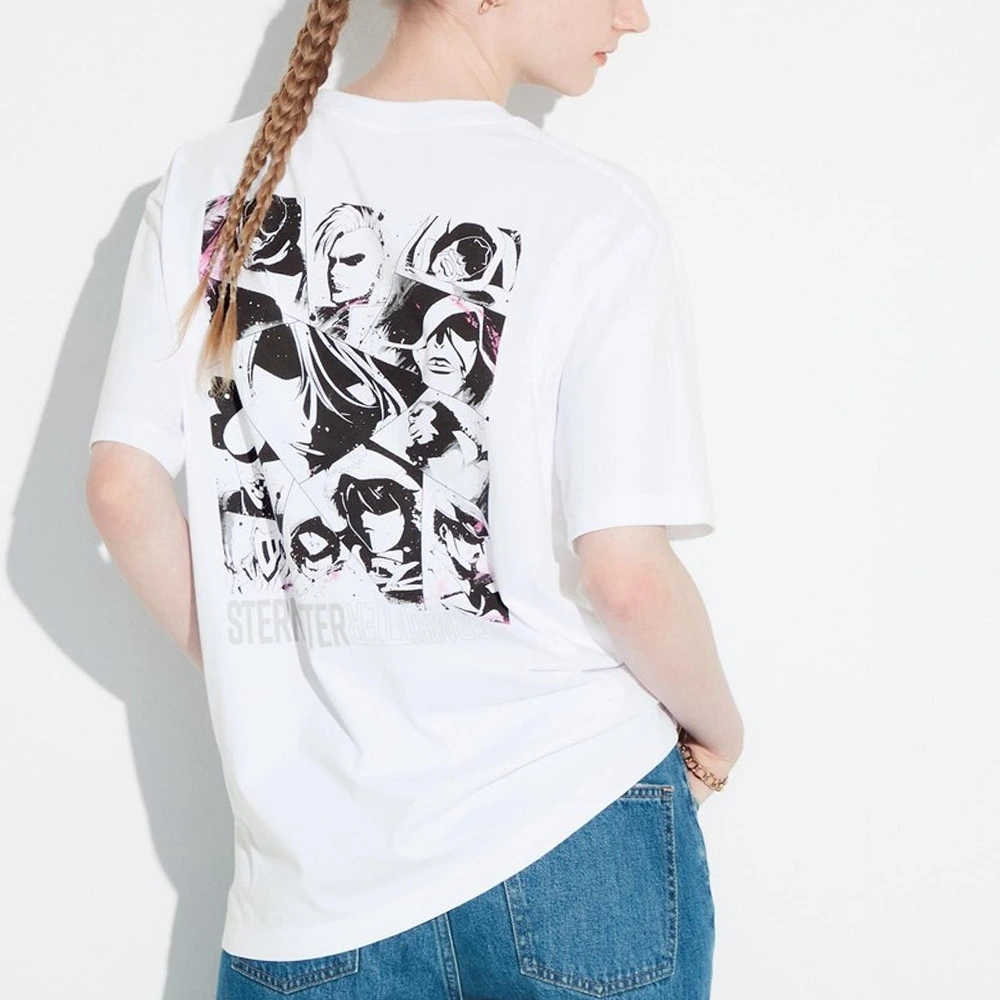 Футболка UNIQLO x BLEACH унисекс белая, Цвет: Белый, Размер: S | Китай.рф