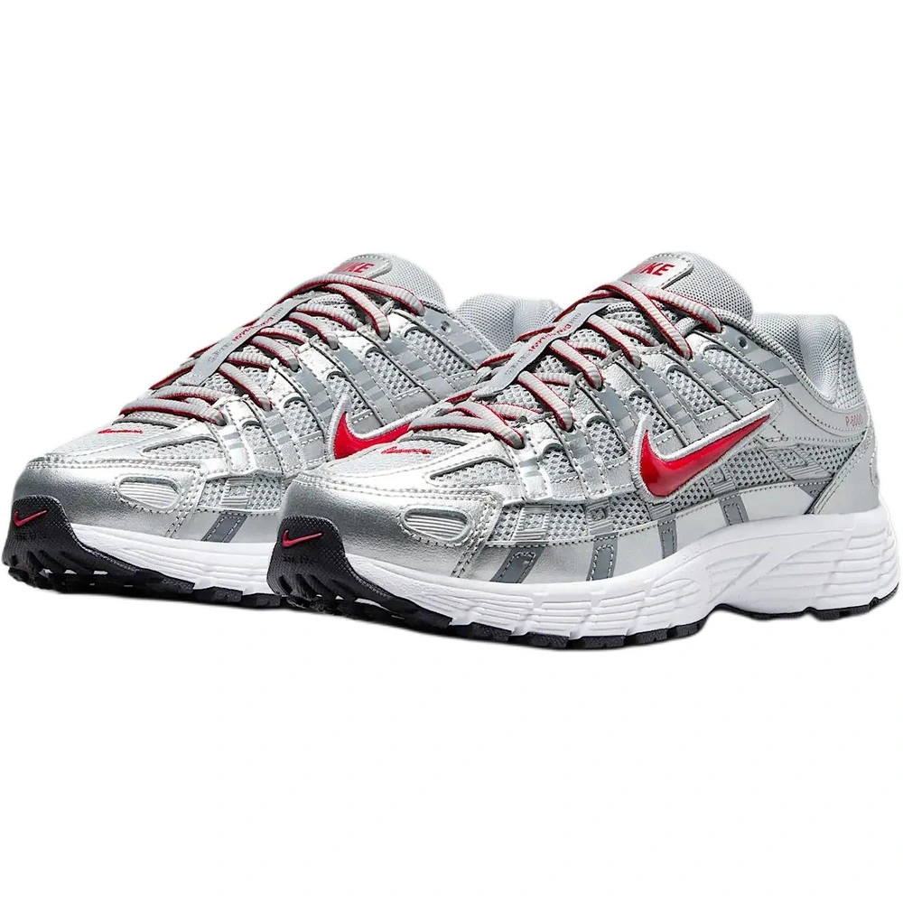 Детские кроссовки Nike P-6000 для бега, серебристо-серые, Цвет: серебристо-серый, Размер: 32 | Китай.рф