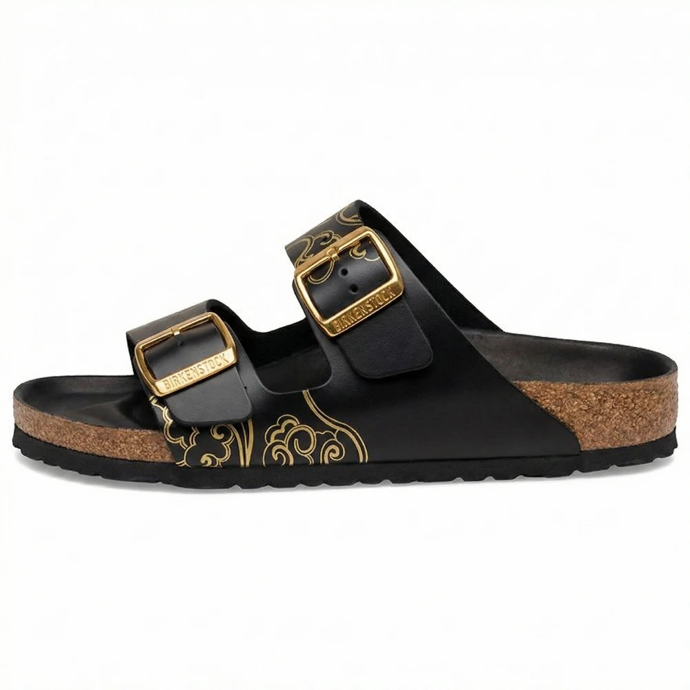 Сандалии Birkenstock Arizona Unisex Black Regular Fit, Размер: 39, Цвет: черный | Китай.рф