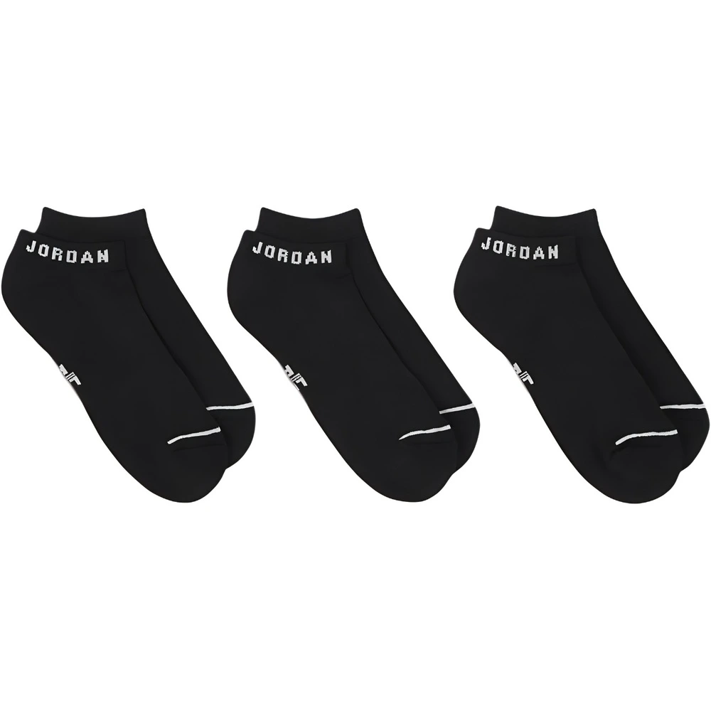 Носки Jordan Everyday No-Show Socks (3 пары), черные, Цвет: 3 штуки (черные), Размер: S | Китай.рф
