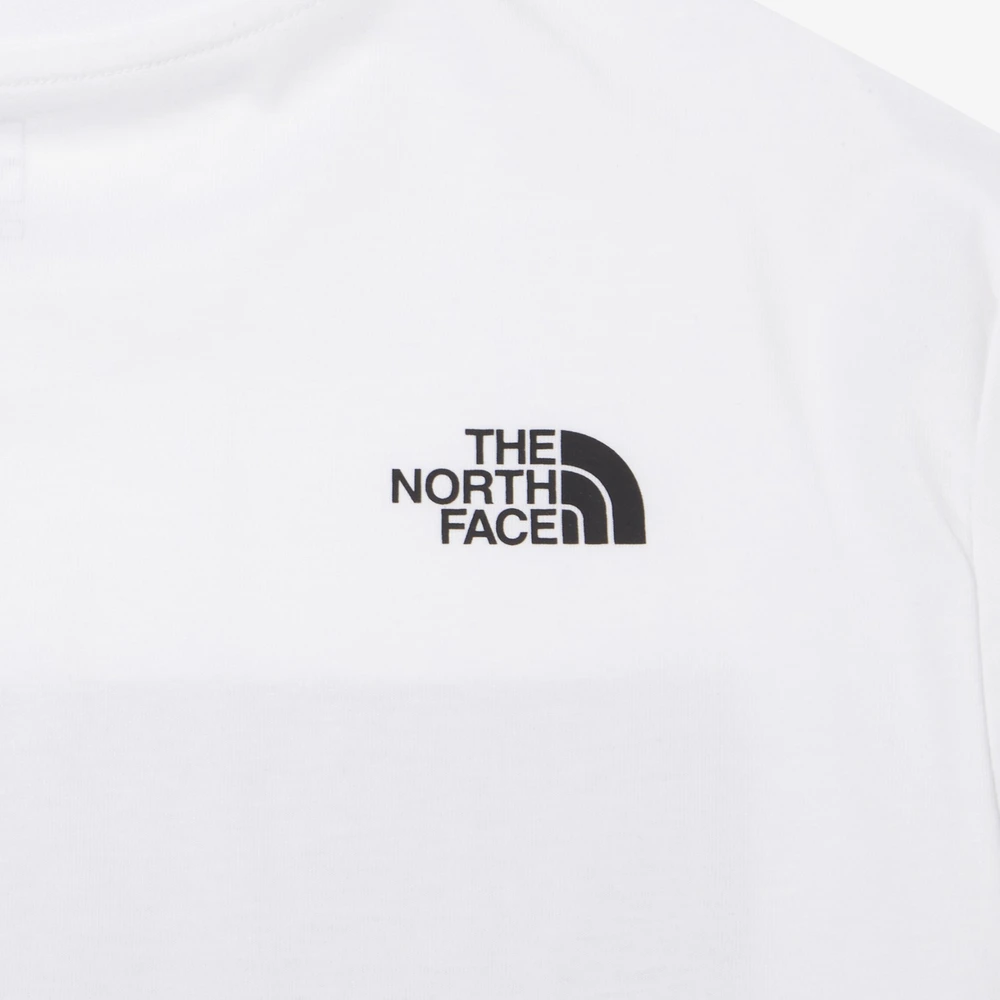 Футболка THE NORTH FACE унисекс с принтом пейсли и логотипом, Цвет: бело-черный, Размер: M | Китай.рф