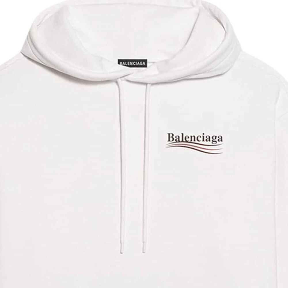 Женское худи Balenciaga с капюшоном, белое, Цвет: Белый, Размер: XS | Китай.рф