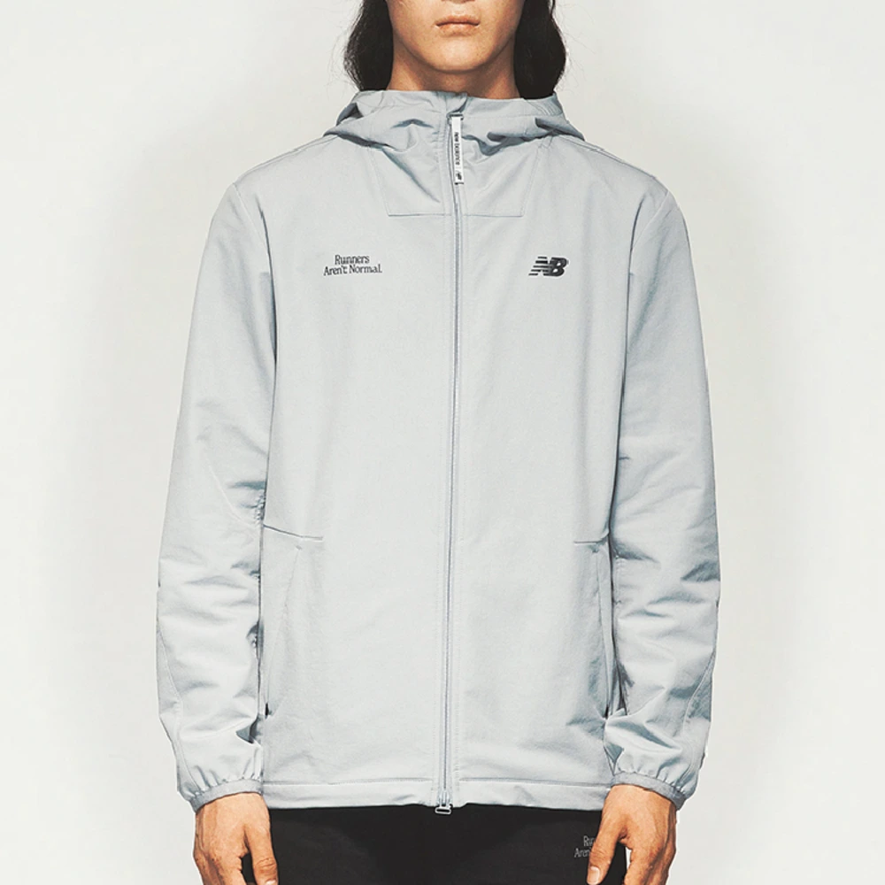 New Balance Jackets & Coats Men's Gray, Цвет: серый, Размер: M | Китай.рф