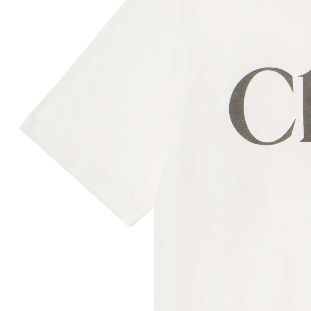 Футболка Chloe Logo Printed Oversized T Shirt, Цвет: Белый, Размер: M | Китай.рф