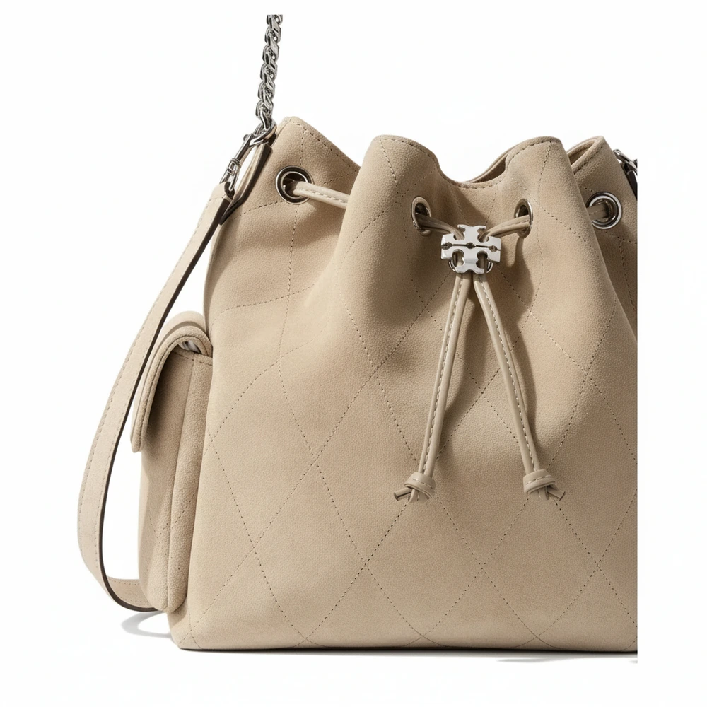 Сумка через плечо TORY BURCH Charlie из натуральной кожи, серая, Упаковка: Подарочный пакет (базовая комплектация + оригинальная сумочка) | Китай.рф