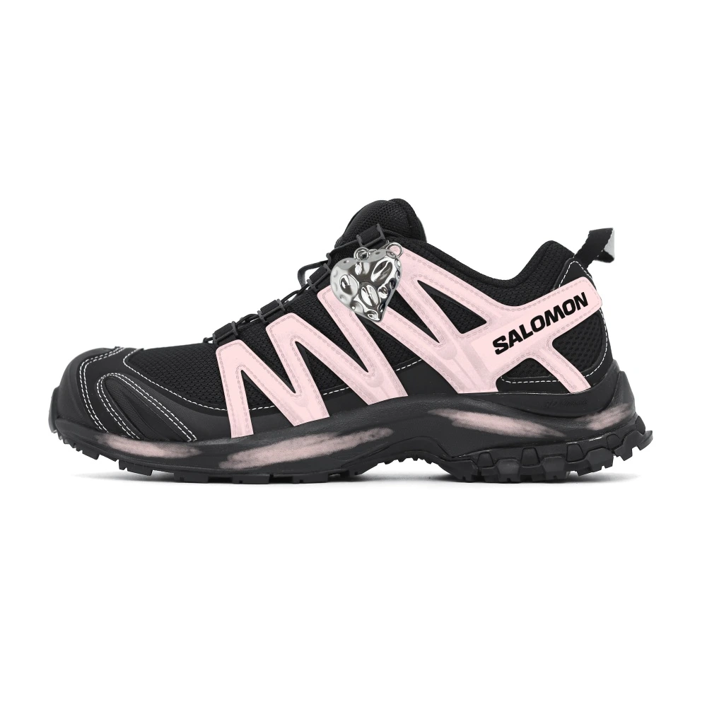 SALOMON XA PRO 3D Уличные Функциональные Кроссовки Унисекс, Цвет: чёрно-розовый (в подарок сумка), Размер: 36 | Китай.рф