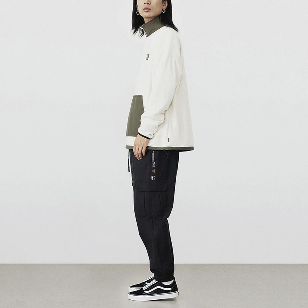 Свитшот Vans флисовый с полузастежкой, унисекс, Цвет: Белый, Размер: M | Китай.рф