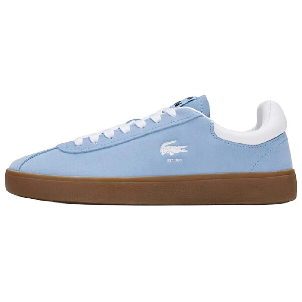 Кроссовки LACOSTE низкие с круглым носом синие женские, Цвет: синий, Размер: 36 | Китай.рф