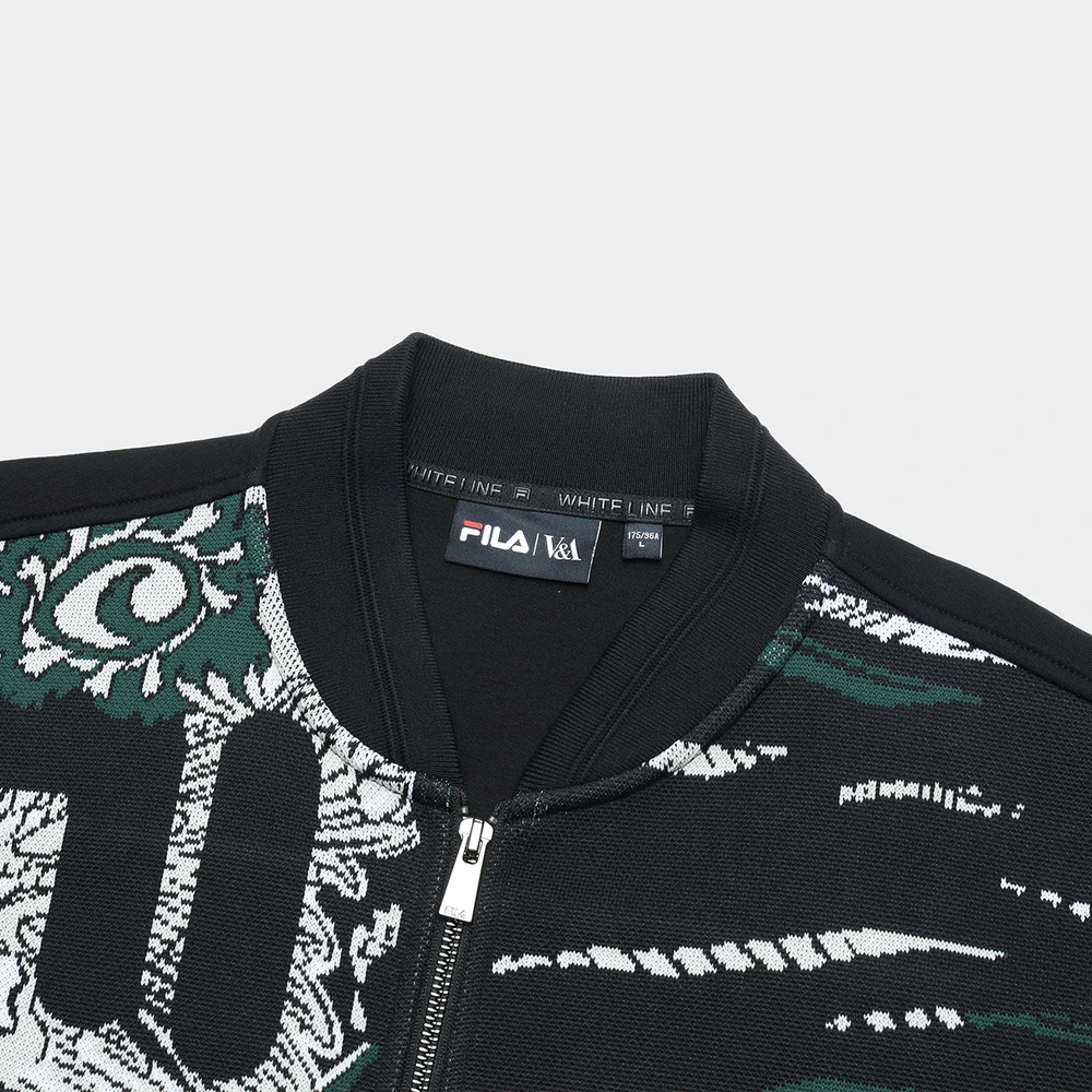Мужская куртка FILA с логотипом и животным принтом, Цвет: Полная печать, Размер: M | Китай.рф