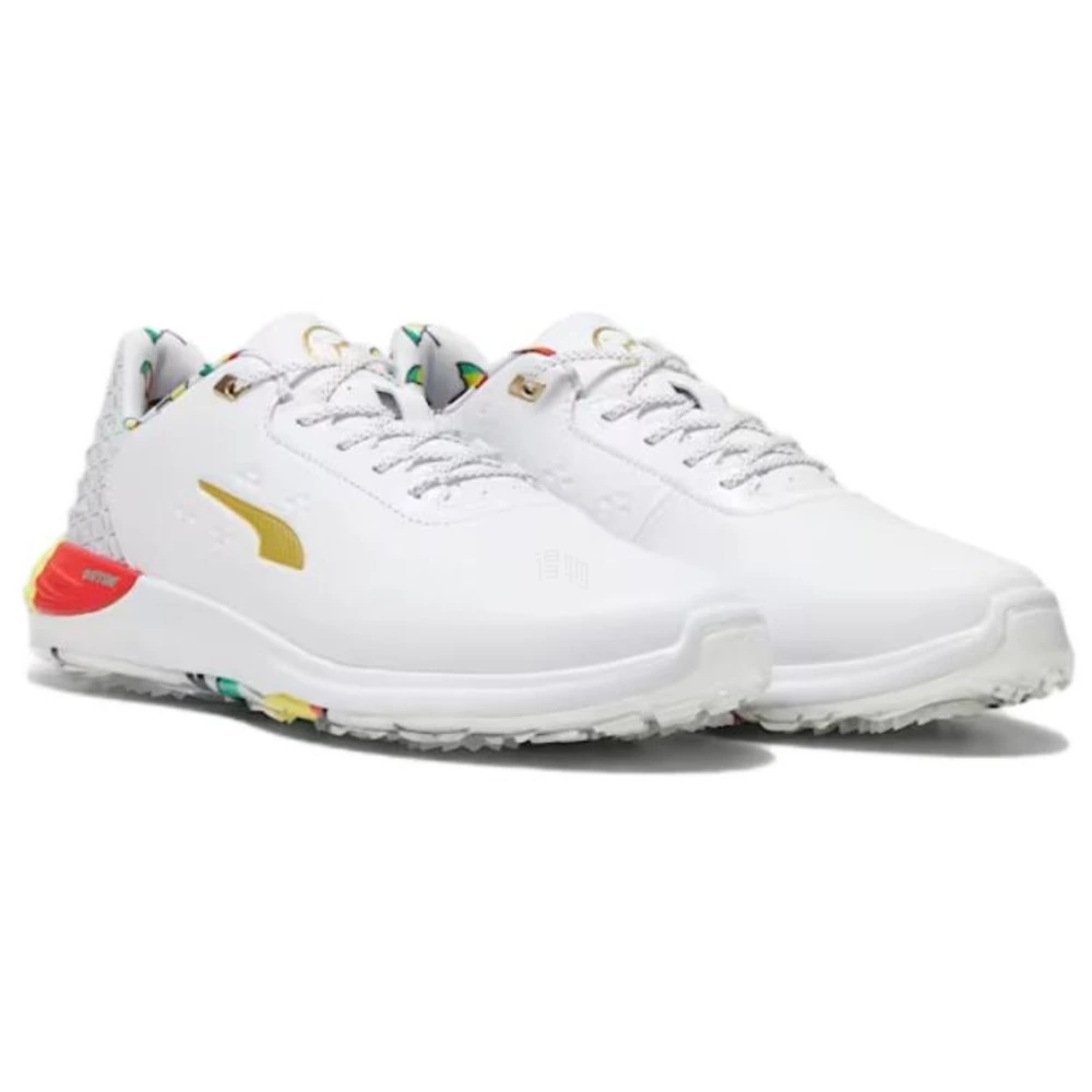 Мужские гольф-туфли Puma Arnold Palmer X Phantomcat Nitro 'White Gold', Цвет: PUMA White-PUMA Gold, Размер: 43 | Китай.рф