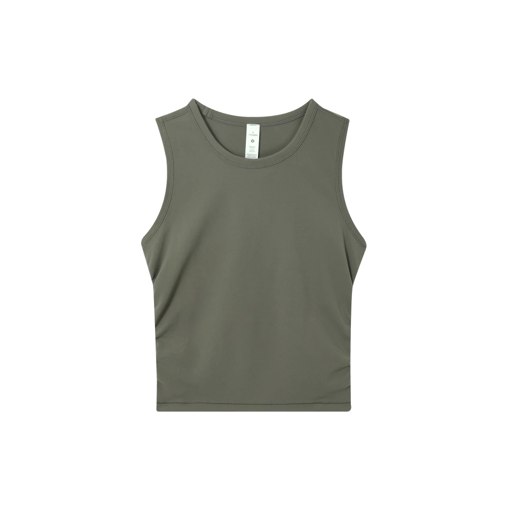Женский укороченный топ для йоги Lululemon Nulu™, Цвет: Кэроб/COBN, Размер: S | Китай.рф
