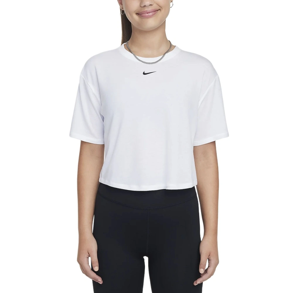 Футболка Nike One Relaxed для подростков, свободного кроя, белая, Цвет: Белый, Размер: XL | Китай.рф