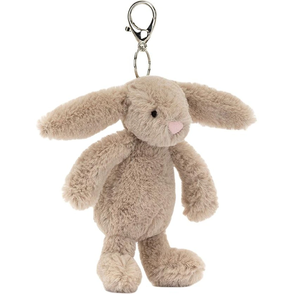 Мягкая игрушка JELLYCAT Bashful Little Bunny, милая, умбра, высота 13 см, Название продукта: Умбра, подвеска «Застенчивый кролик», Коробка: Нет подарочной коробки, Наличие бирки: Без бирки защитный стиль | Китай.рф