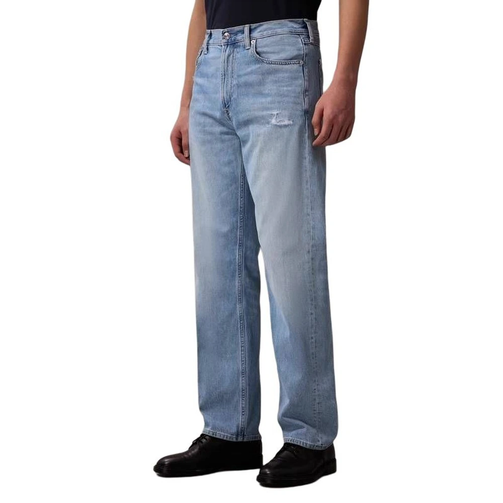 Мужские джинсы CALVIN KLEIN Jeans RDA Denim Light Blue из серии 90-х с охлаждающим эффектом, Цвет: RDA-светло-голубой деним, Размер: 29 | Китай.рф