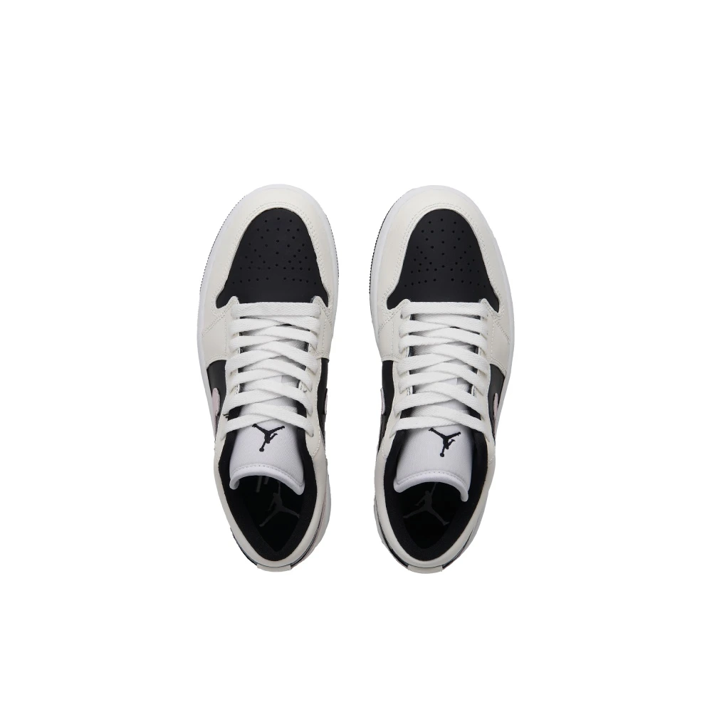 Винтажные баскетбольные кроссовки Jordan Air Jordan 1 Strawberry Cheese Low Top Women's Black White Pink, Цвет: черный и белый розовый, Размер: 35.5 | Китай.рф