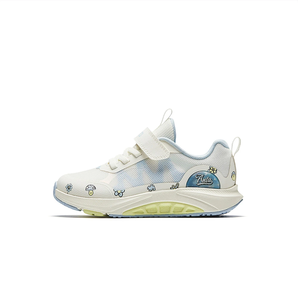 Детские кроссовки Antakids Wide Shoe Lite для бега, Цвет: слоновая кость/светло-розовый голубой, Размер: 29 | Китай.рф