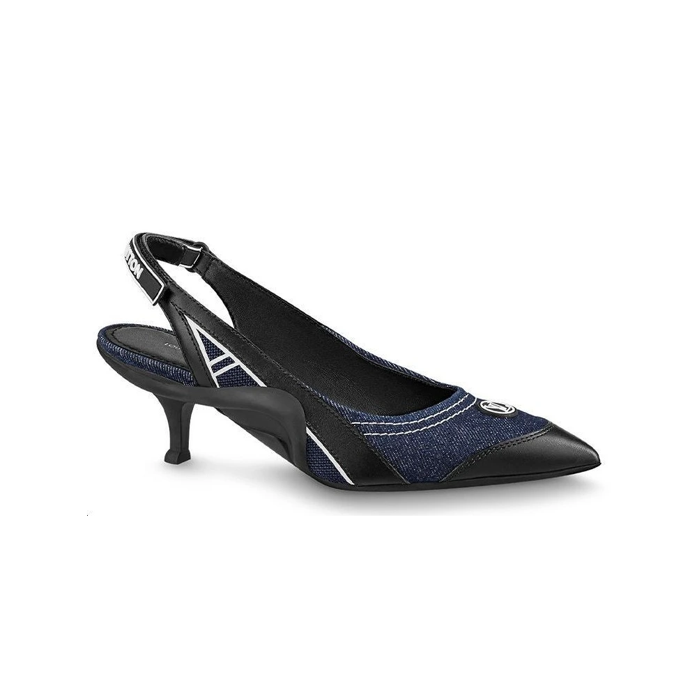 Туфли LOUIS VUITTON Lv Archlight Pumps 'Denim', женские, Размер: 36, Издание: [Модель со стальным штампом] Без оригинальной коробки для обуви | Китай.рф