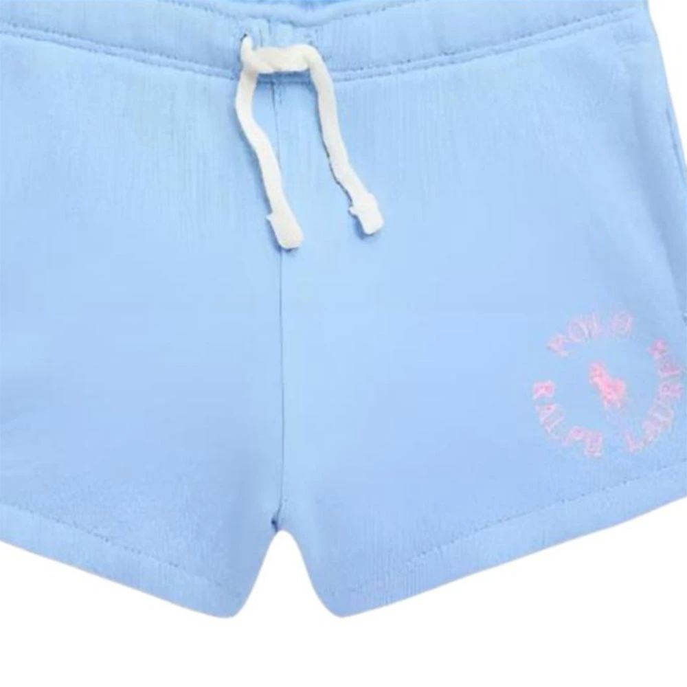 Детские шорты Polo Ralph Lauren синие с логотипом, Цвет: синий, Размер: XL (18-20) | Китай.рф