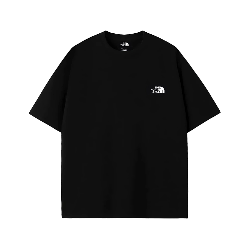 THE NORTH FACE T Shirts Unisex Black Crew Neck – футболка унисекс, Цвет: черный, Размер: 090/S | Китай.рф