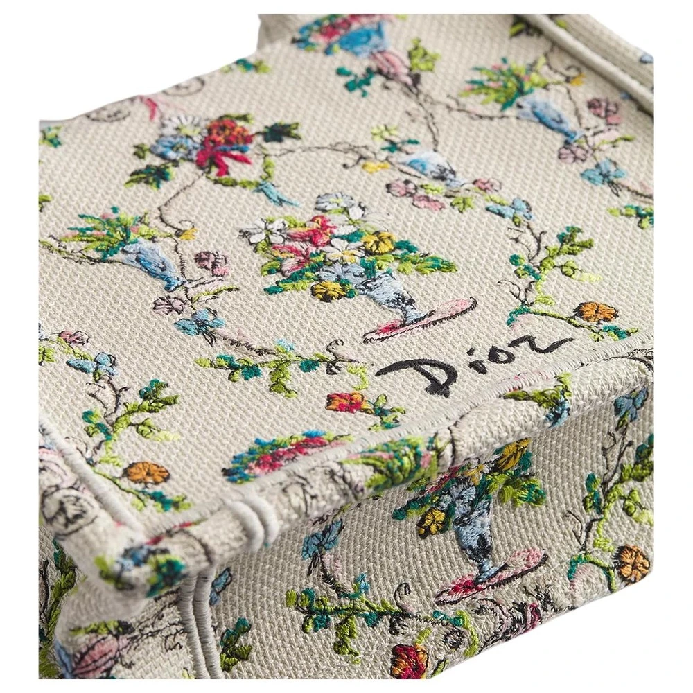 Сумка DIOR Dioriviera с вышивкой и цветочным узором, Упаковка: Базовая комплектация (сумка + пыльник) | Китай.рф