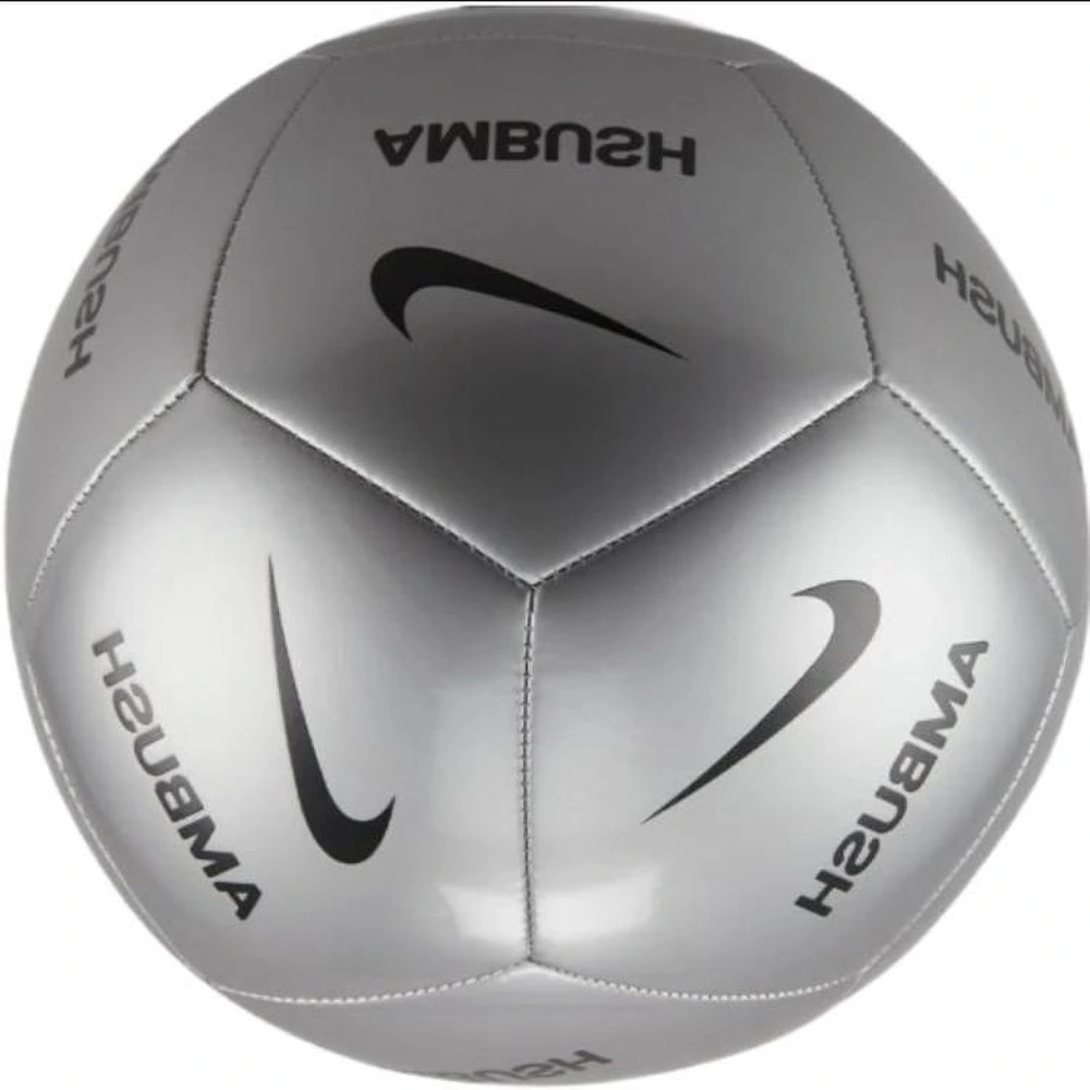 Футбольный мяч Nike x AMBUSH Pitch 5 Metallic Silver, Характеристики аксессуаров: Без аксессуаров, Размер: мяч номер 5, Подарочная коробка / набор: Нет подарочной коробки | Китай.рф